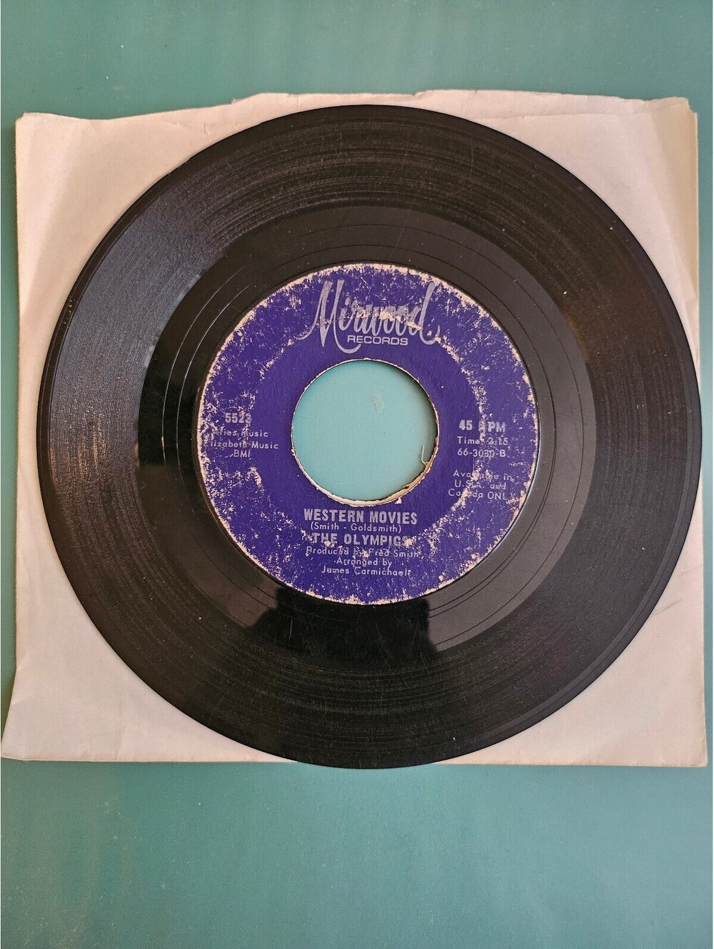 THE OLYMPICS BABY DO THE PHILLY DOG WESTERN MOVIES MIRWOOD 5523